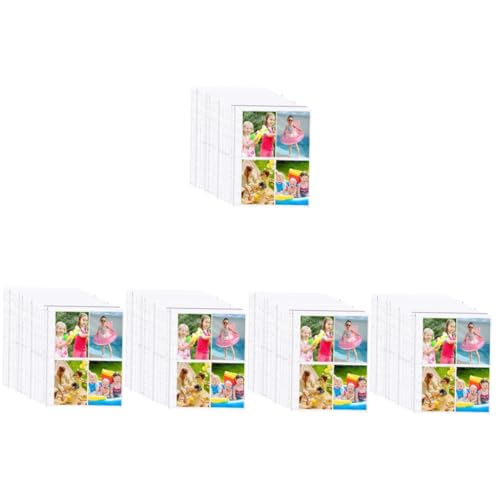 COHEALI 250 Stk Fotokartenset Schnellhefter Kartenordner Album Klare Kartenhüllen Sammelkartenhüllen, Transparent Kartenschutzhüllen Sammelkarten-ordnerseiten Klarer Kartenschutz Pp von COHEALI