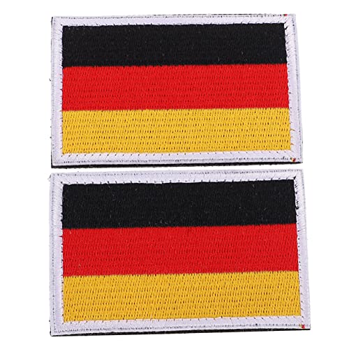 COHEALI 2st Aufkleber Mit Nationalflaggen Uk-flaggen-patch ?britannien Flagge Patches Nationalflaggenapplikationen Diy Patch Stickerei Applique N?hen Dekorationen Charme Braut Polyester von COHEALI