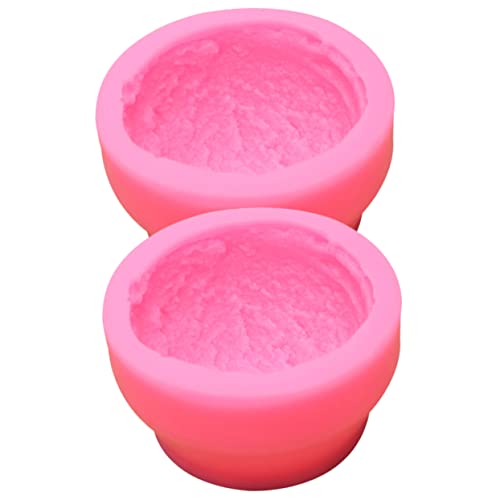 COHEALI 2st Eiskuchenform Diy Formen Eiscreme Käsekuchen 3d-eisformen Seifenformen Molde De Para Schokolade Handwerkliche Form Keksform Formen Für Gebäckformen Manuelle Form Kieselgel Rosa von COHEALI