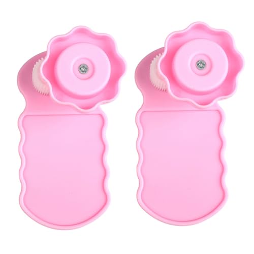 COHEALI 2st Papierformer Handwerkzeuge Quilling-werkzeug Craft Quilled Diy Art Tool Handhefter Wellenformer Aus Papier Papierwickler Quillers Rasterwerkzeug Diy-bastelwerkzeug Rosa Plastik von COHEALI