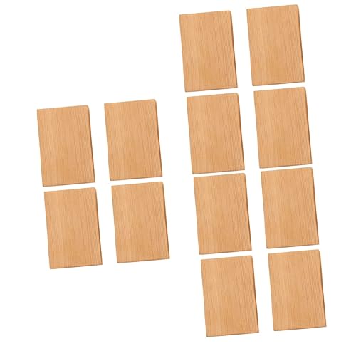 COHEALI 3 Sätze 3 Sets Geschnitzte Holzblöcke Spielzeug Lindenholz Schnitzblöcke Bausteine ​​Für DIY Kits Woody Toy Schnitzerei DIY Blöcke Handwerk Zedernholz Schnitzblöcke 4 Stück * 3 von COHEALI