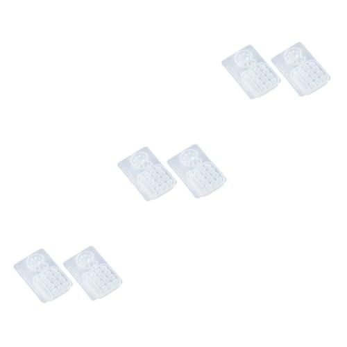 COHEALI 3 Sätze Palettenschablone Silikonform Für Farbpalette Harzform Für Diy Farbpalette Form Für Diy-farbwanne Farbpalette Schimmel Farbschalenform Form Aus Epoxidharz Weiß 2 Stück * 3 von COHEALI