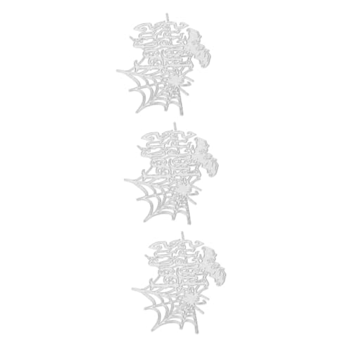 COHEALI 3 Stück Spinnennetz Stanzformen Dekor Schablone Für Stanzformen Metallstanzformen Metallstanzformen Für Papierbasteln Und Kartenherstellung Neuheit DIY Stanzformen Basteln von COHEALI