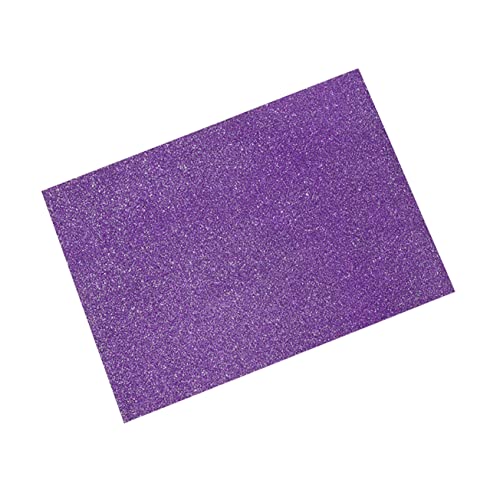 COHEALI 30 Blatt Glitzerpapier für DIY Bastelpapier zum Selbermachen glänzendes papierhandwerk Glitzer-Konstruktionspapier DIY Glitzerpapier Glitzerkarton funkelndes Glitzerpapier Violett von COHEALI