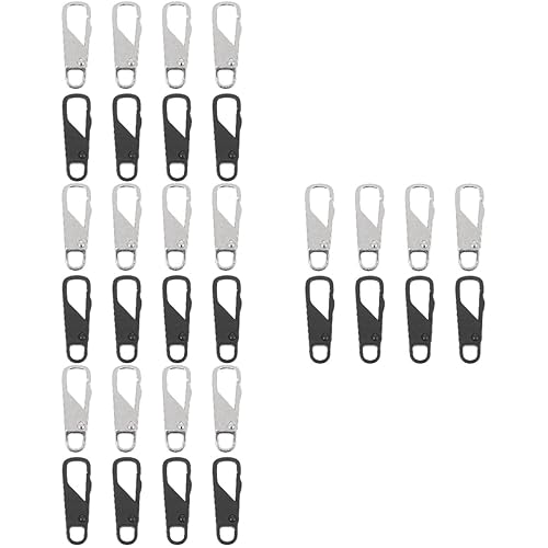 COHEALI 32 Stk Reißverschluss Reißverschluß-ersatz-reparatur-set Reißverschlüsse Zieht Ersatzgriffe Für Abzieher Taschenhalter Zuglaschen Reparieren Zip-fixierer Käfig Haken von COHEALI