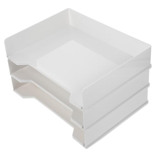 COHEALI 3St Mesh-Büro-Organizer schreibtischgestell tischregal schreibtisch vorratsboxen karteikästen Stift-Organizer Regal Lagerregal Dokumentenregal Regale für Studentendokumente Plastik von COHEALI