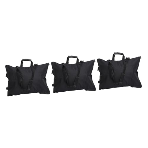 COHEALI 3St Zeichenbrett Tasche Board-Aufbewahrungstasche Künstler-Portfolio-Fall schwarze Tragetaschen Malkarton Zeichentaschen aus Segeltuch Aufbewahrungstaschen aus Segeltuch Black von COHEALI