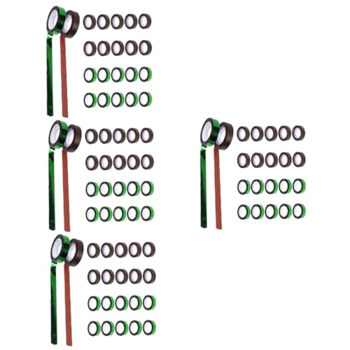 COHEALI 4 Sätze Blumenverpackungsbänder Wasserdichtes Klebeband Pflanzendekor Pflanzenband Dekorative Blumenbänder Blumenstrauß Wickelband Verpackungsband Blumenband 20 Stück * 4 von COHEALI