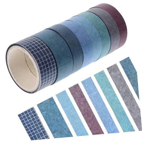 COHEALI 4 Sätze Einfarbiges Washi Tape Farbige Aufkleber Washi Tapes Zum Basteln Geschenkbänder Kinderaufkleber Groß Handgemachte Aufkleber Bastelband Japanisches Papier 8 Rollen * 4 von COHEALI