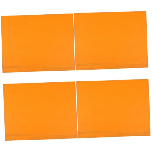 COHEALI 4 Sätze Farbdruckpapier Druckerpapier Papierbasteln Zartes Malpapier Doppelseitiges Origami-papier Dickeres Faltpapier Bunte Faltpapiere Zartes Bastelpapier Orange 100 Blatt*4 von COHEALI