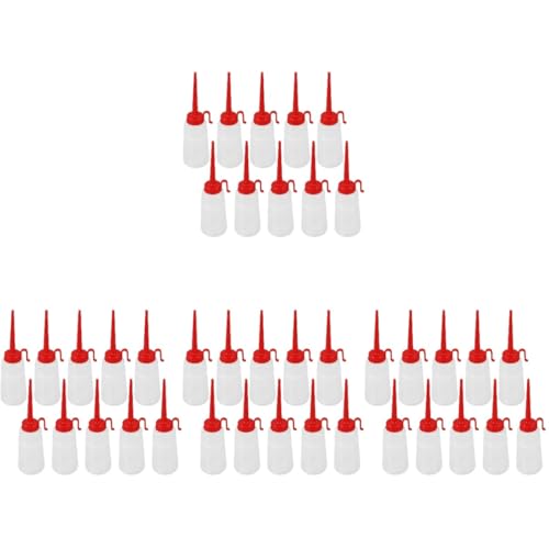 COHEALI 4 Sätze Nähmaschinenöler Nähmaschinenölflasche Plastikölflasche Quetschflasche Nachfüllbar Kleber Flaschen Quetschflasche Für Nähöl Ölbehälter Flasche Wiederverwendbar 10 Stück * 4 von COHEALI