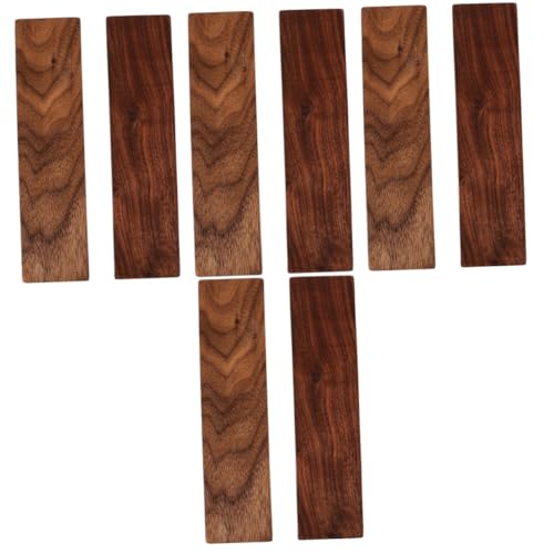 COHEALI 4 Sätze Schwarzes Walnussholz Holzbearbeitung Holzblock Holzplatten Holzschnitzerei Holzskulptur Unfertige Holzblöcke Holzschnitzblöcke Hölzern Dark Brown 2 Stück * 4 von COHEALI