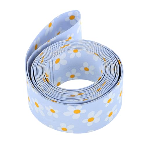 COHEALI 4 Stück Kleines Blumenband Haarschmuck in Pink Spitzenband grünes Band Bogenband Schleife klebeband für kleidung clothing tape bedrucktes Stoffband Band für DIY Polyester Lavender von COHEALI