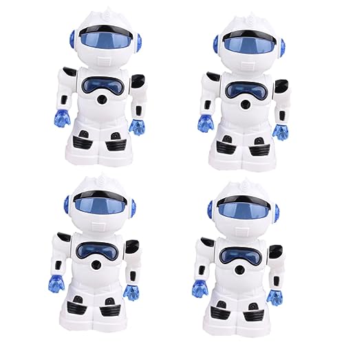 COHEALI 4 Stück Roboter-bleistiftspitzer Roboter Für Kinder Schüler Augenstiftspitzer Bleistiftspitzer Für Das Klassenzimmer Automatischer Bleistiftspitzer Cartoon- Blue Abs von COHEALI