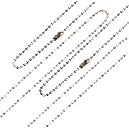 COHEALI 4 Stück Verlängerungsperlenketten Halskette zur Herstellung einer Kette edelstahlketten pearl necklace Kette für die Herstellung von Armbändern Schmuck Verlängerungskette von COHEALI