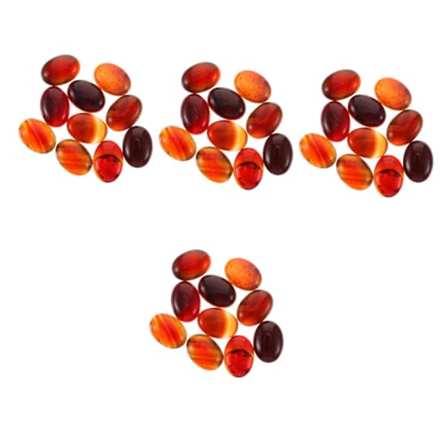 COHEALI 40 Stk Edelstein-Patch Perlen Schmuckherstellung Steincabochons DIY Schmuckstein Cabochons edelsteine schmucksteine the gems Steincabochons selber machen Cabochons aus Natursteinen von COHEALI