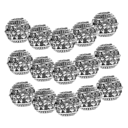 COHEALI 40 Stück Handgefertigte Vintage Perlenketten Armbandperlen Niedliche Perlen Für Die Schmuckherstellung Perlen Aus Metall Dekorative Perlen Metallperlen Für Die von COHEALI