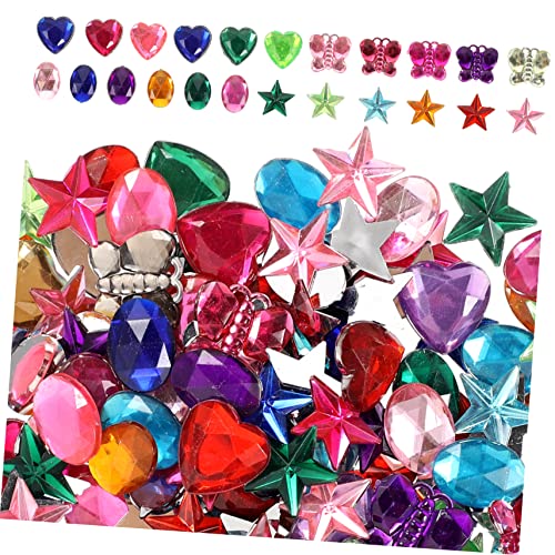 COHEALI 400 Stück Diamant DIY-Material DIY Kopfschmuck mit funkelnden Strasssteinen Edelstein-Aufkleber Dekore für Tafelaufsätze Diamanten bling Strass-Aufkleber Acryl von COHEALI