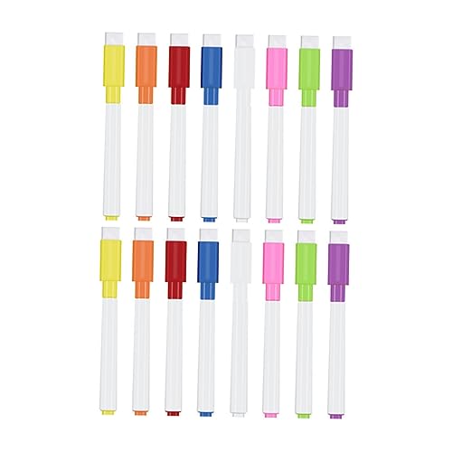 COHEALI 48st Löschbarer Whiteboard-marker Schwarzes Weißes Brett Magnetisches Whiteboard Tafelkreide Whiteboard Magnetisch Magnetischer Radiergummi Tafelschwamm Whiteboardstift Plastik von COHEALI