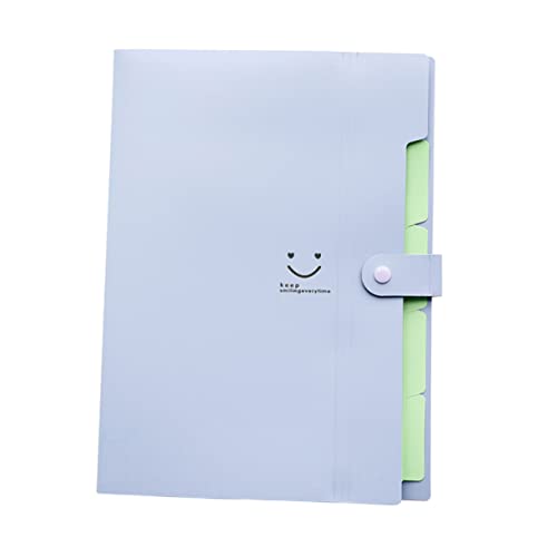 COHEALI 5 Fächer Für Akkordeon Ordner Fächer Für Akkordeon Ordner Akten Organizer Erweiterbarer Ordner Mit Trennwänden Papier Ordner A4 Format Akten Organizer Binder Ordner von COHEALI