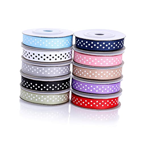 COHEALI 5 Rollen 5 Verpackungsband Geschenkband kräuseln Haarschleifen Band Geschenkbänder Band machen Backband seidenband ribbon haar clips spangen goldhochzeit dekoration Weiß von COHEALI