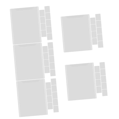 COHEALI 5 Sätze Transparenter Ordner Dateiordner Klarer Dokumentenschutz A4-papierbehälter Schicke Dokumentdateien Aktenhalter Für Den Bürogebrauch Papieraufbewahrung Pp 10 Stück * 5 von COHEALI