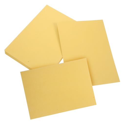 COHEALI 50 Blatt Albumkarton Druckerpapier letter paper Geschenkpapier durchdruckpapier Bastelpapier klares Druckpapier A5-Papier Papier zum Drucken farbiges Pergamentpapier Golden von COHEALI