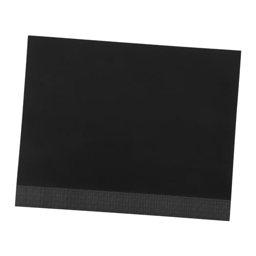 COHEALI 50 Blatt Kartenpapiermaterialien kreativpapier karten kraftpapier Schwarzes Handarbeitspapier cardboard bastel karton DIY liefert Malerei Versorgung DIY-Material leeres Blatt Black von COHEALI