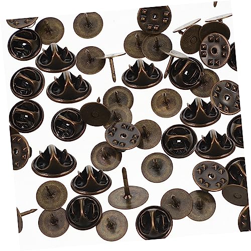 COHEALI 50 Sets Schmetterlings Nadel Sicherungsnadel Rückseiten Revers Drucknadel Halter Zubehör Für Anhänger DIY Brosche Schmetterlings Clutch Krawattennadeln Clutch Krawattennadeln von COHEALI