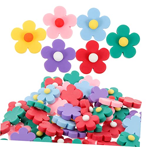 COHEALI 50 Stück Haarnadel-patch Blumen-anhänger-charme Artificiales Decorativas Para Sala Mini-dekorationen Aus Künstlichen Gänseblümchen Handyhülle Selber Machen Miniaturdekoration Harz von COHEALI