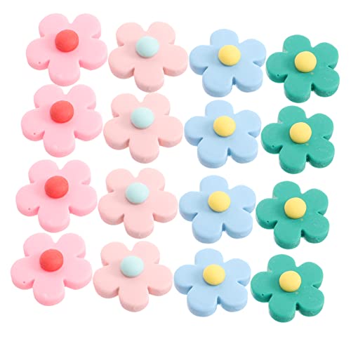 COHEALI 50 Stück Haarnadel-patch Blumen-bastelornament Miniatur-blumenmodell Pflanzlicher Charme Handy-hüllen-anhänger Charm Mit Blumenverzierung Telefonschalenverzierungen Reize Harz von COHEALI