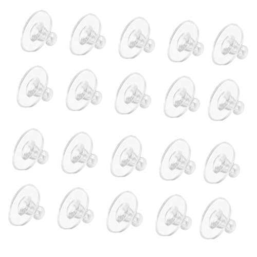 COHEALI 500 Stück Silikon Ohrring Ersatz Ohrring Verschlüsse Durchbohrte Ohrring Verschlüsse Ohrring Verschlüsse Für Ohrstecker Sichere Ohrring Verschlüsse Verriegelung Ohrring von COHEALI