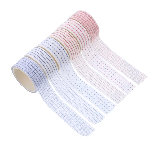 COHEALI 6 Rollen Klebeband washi tape breit the washi tape wand polsterung verpackung klebriges Papierband Washi-Tape aus Papier dekoration aufkleber Partyzubehör DIY-Bänder von COHEALI