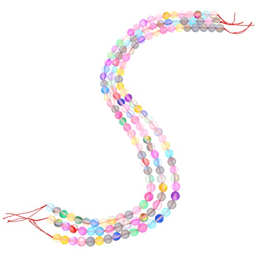 COHEALI 6 Saiten Glitzerperlen klare Perlen Schmuck Abstandsperlen Perlen für Heimwerker kunststoffperlen bracelet beads DIY Schmuck lose Perlen DIY-Perlen für Schmuck künstlicher Kristall von COHEALI