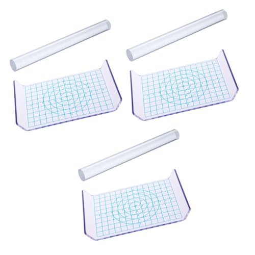 COHEALI 6 Stk Acrylrollen acrylplatte werkzeug-set bastelzeug handystativ modelierwerkzeug Material Ton Rollstift aus Acryl Planke Nudelholz Lehmbarren Modellierwerkzeuge aus Ton Lehmwalze von COHEALI