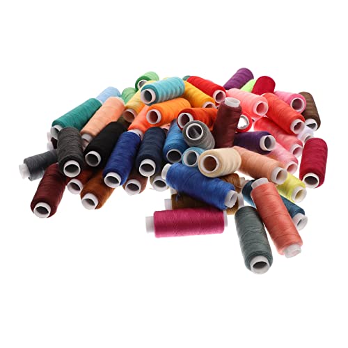 COHEALI 60 Rollen 60 Farben Nähgarn Garn Set Baumwolle Strickgarn Quiltgarn Serger Garn Nähset Heimnähmaschine Handnähgarn Sticksets Polyester Bunt von COHEALI