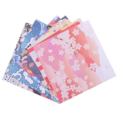 COHEALI 8 Packungen Origami Im Japanischen Stil 15x15cm Doppelseitiges Origami-papier Falt-origami Quadratisches Origami-papier Falte Origami-papiere Diy-origami Origami-projekte von COHEALI