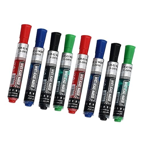 COHEALI 8 Stück Whiteboard Marker Whiteboard Stift Marker Für Whiteboard Trockenlöschmarker von COHEALI