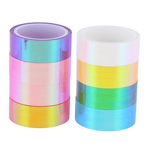 COHEALI 8St Papier Klebeband Breites Washi-Tape kinder dekor Glitzerband the washi tape Geschenkidee aufkleber zum beschriften Tagebuchhandkonto Washi-Papierband Bronzierendes Papierband von COHEALI