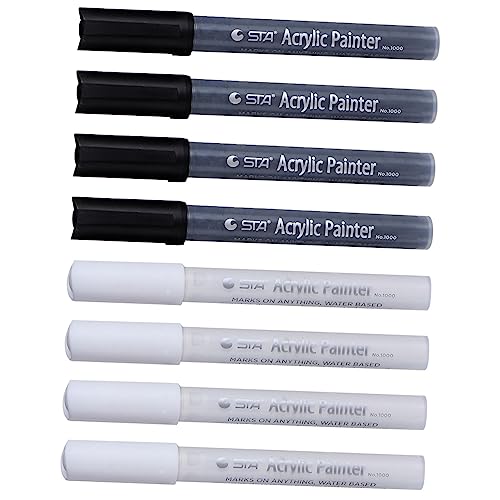 COHEALI 8st Aquarells Tift Marker Farbige Stifte Markierungsstifte Für Das Handwerk Farbmarker Stift Textmarker Kunstmarker Malen Markierungsstifte Mit Doppelspitze Acrylstift Plastik von COHEALI