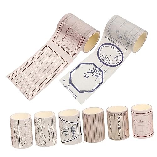 COHEALI 8st Poesie Und Washi Tape Fotoband Dekoratives Klebeband Für Einklebebuch Bonbonfarbenes Washi Tape Diy Washi Tape Basteln Klebeband Für Scrapbooking Diy Klebeband Dekor Papier von COHEALI