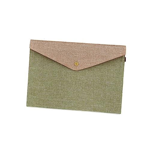 COHEALI Aktenordner aus Papier aufbewahrungssack storage pockets mappen geschenpapieraufbewahrung büroorganizer Dokumententasche Dokumentenorganisator Dateiordner Dokumentenkoffer Green von COHEALI