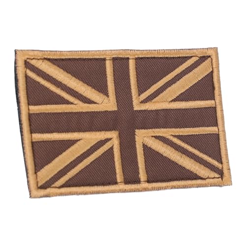 COHEALI Armbinde Aufkleber Lustige Aufnäher Union Jack Aufnäher Aufsteckflicken Union Jack Applikationsaufnäher Abzeichen Stickerei Aufnäher Hutaufnäher Britische Flaggen von COHEALI