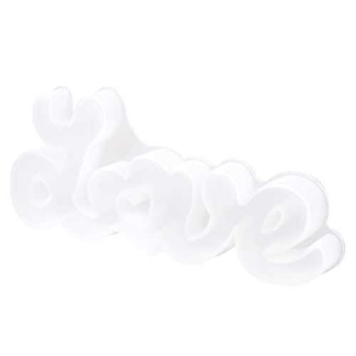 COHEALI Brief Schablone Keksformen Alphabet-schablone Handgefertigter Schmuck Buchstabenformen Cookie-schablone Ornamentform Diy Manuelle Form Einfache Form Umgekehrte Form Weiß Kieselgel von COHEALI