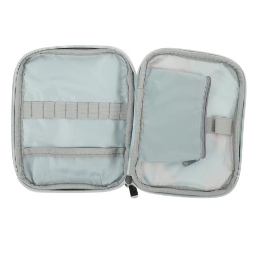 COHEALI Gewebte Aufbewahrungstasche Halter für Wollhaken Häkelorganisator Flechtwerkzeuge Nähnadeltasche aufbewahrungssack storage pockets Nähzubehör Häkelnadel-Organizer 600d Oxford-Stoff von COHEALI