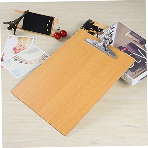 COHEALI Klemmbretter aus Holz write board office accessories dokumentenmappe büromaterial Letter Size Clipboard aktenordner Klemmbretter aus Hartfaser Klemmbrett-Clip Profil-Klemmbrett von COHEALI