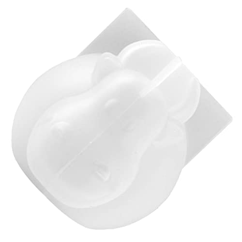 COHEALI Kuh Silikonform Handform Maskottchen-schmuck Fondant Kuh Geformt Süßigkeiten-juwelen Maskottchen Gießform Kuhförmige Form Tierische Epoxidformen Maskottchen-casting Weiß Kieselgel von COHEALI