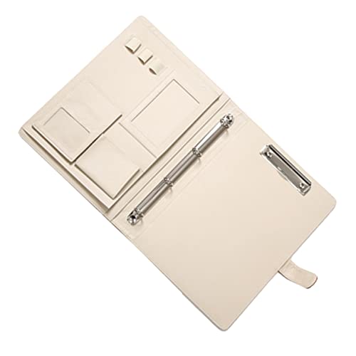 COHEALI Mehrzweckordner Notebook-Kartenhalter Lebenslauf-Portfolio-Ordner Herren Notizbuch a5 aufbewahrungssack storage pockets Office Ordner schicke Dokumentenmappe PU-Material Brown von COHEALI