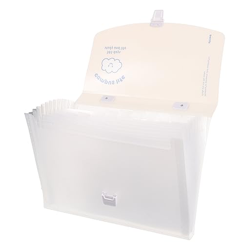 COHEALI Ordner Organpaket Quittungsorganisator Tragbarer Datei-Organizer Coupon-Organizer Papierordner mappen aktenmappe Grußkarten-Organizer Akkordeon-Dateiordner-Organizer Plastik Green von COHEALI