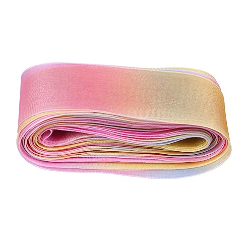 COHEALI Regenbogen-DIY-Band seidenband ribbon haarsschmuck haarschmuck verkleidung Kuchenband Haarband selber machen Kopfschmuck geschenkband bedrucktes DIY-Band Haarbänder selber machen von COHEALI